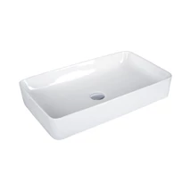 EROS SLIM 2 - PULTRA ültethető - Top Counter - porcelán mosdó - 61 x 35 x 11 cm