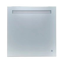 TMP LUX Touch fürdőszobai tükör - LED világítással - érintőkapcsolóval - 60 x 65 cm