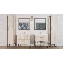 TMP IRON fürdőszobai tükör - FEKETE keret - szögletes - 85 x 68 cm TMP IRON fürdőszobai tükör - FEKETE keret - szögletes - 85 x 68 cm