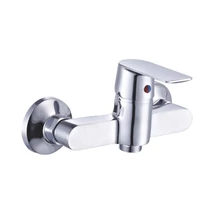 Eurostandard zuhany csaptelep - zuhahyszettel - fix falitartóval - KRÓM Eurostandard zuhany csaptelep - zuhahyszettel - fix falitartóval - KRÓM