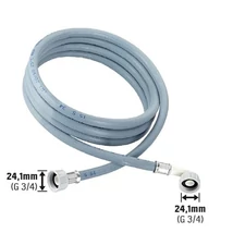 Mosógép bekötöcső 3/4" x 3/4" - 2 m Mosógép bekötöcső 3/4" x 3/4" - 2 m