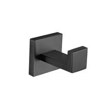 Viva NERO - fürdőszobai kiegészítő - 1-es fogas - matt FEKETE - 6 cm Viva NERO - fürdőszobai kiegészítő - 1-es fogas - matt FEKETE - 6 cm