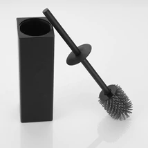 Viva NERO - fürdőszobai kiegészítő - WC kefe tartó szögletes - matt FEKETE Viva NERO - fürdőszobai kiegészítő - WC kefe tartó szögletes - matt FEKETE