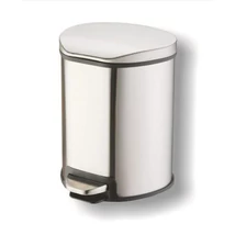 Viva DESIGN pedálos szemetes 5l - szálcsiszolt - soft close Viva DESIGN pedálos szemetes 5l - szálcsiszolt - soft close