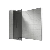 Vela Banyo WALK IN zuhanyfal - 8 mm vízlepergető FÜSTÜVEG - 120 x 200 cm