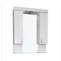 Viva STYLE Tükrös fürdőszobai szekrény LED világítással - DUPLA szekrénnyel - 100 x 97 x 17 cm