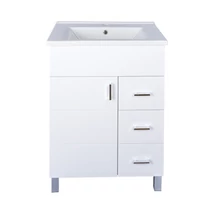 Viva STYLE Karina 85 lábon álló fürdőszobabútor 3 fiókos Sanovit ATRIA 9085 mosdóval 85 x 45,5 cm