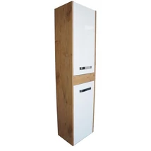 OUTLET - Viva STYLE Orient fali függesztett fürdőszobai ÁLLÓSZEKRÉNY - polcos - 160 x 40 cm