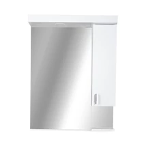 Viva STYLE Tükrös fürdőszobai szekrény LED világítással - JOBBOS szekrénnyel - 75 x 97 x 17 cm