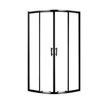 Viva AQUA Max Zuhanykabin ÍVES FEKETE Profil - 6 mm víztiszta vízlepergető üveg - 80 x 80 x 190 cm Viva AQUA Max Zuhanykabin ÍVES FEKETE Profil - 6 mm víztiszta vízlepergető üveg - 80 x 80 x 190 cm