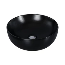Eros RAISE - PULTRA ültethető - Top Counter - porcelán mosdó - MATT FEKETE - O - Ø 41 cm Eros RAISE - PULTRA ültethető - Top Counter - porcelán mosdó - MATT FEKETE - O - Ø 41 cm
