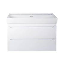 TMP SHARP 100 fali fürdőszobabútor - CeraStyle SHARP - 37600 DUPLA csaplyukas mosdóval - 100 x 48 cm TMP SHARP 100 fali fürdőszobabútor - CeraStyle SHARP - 37600 DUPLA csaplyukas mosdóval - 100 x 48 cm