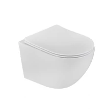 Delos WH fali rimless WC soft-close ülőkével