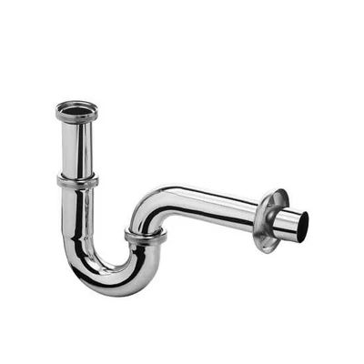 Csőszifon 1 1/4"x32 mm 32x200 mm lefolyócső falirózsa - KLUDI