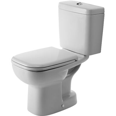 D-CODE  monoblokk WC, mélyöblítésű, alsó kifolyású, fehér  DURAVit