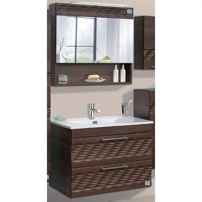 PRÉMIUM 01-02 MINIMÁL 60cm Fürdőszoba bútor kombináció GUIDO