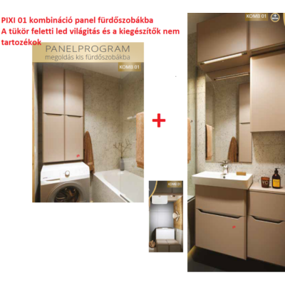 PIXI panel fürdőszoba program 01-es kombináció TBOSS