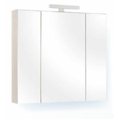 MIRROR BOX RECTA  90 fürdőszoba tükör szekrénnyel 30cm-es led világítással TBOSS