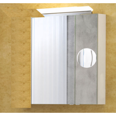 MIRROR BOX omega  75 fürdőszoba tükör szekrénnyel 30cm-es led világítással + powerbox+ piperetükör+ 4 extra TBOSS