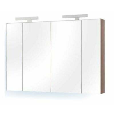 MIRROR BOX RECTA 120 fürdőszoba tükör szekrénnyel 30cm-es led világítással TBOSS