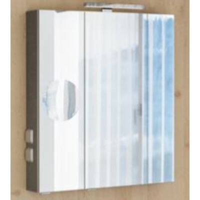 MIRROR BOX RECTA  70 fürdőszoba tükör szekrénnyel 30cm-es led világítással TBOSS