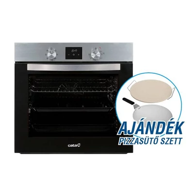 CATA - Beépíthető sütő MDS-8007 X + Ajándék Pizzasütő szett! - A készlet erejéig rendelhető!