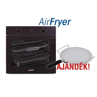 CATA - Beépíthető sütő MDS-8007 FB+AIR FRYER tepsi + Ajándék pizzasütő szett