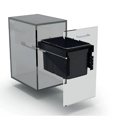 EKOTECH - Beépíthető hulladékgyűjtő FRONT 40 - 1x34 liter 