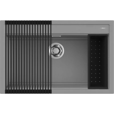 ELLECI - Mosogatótálca Best 130 Workstation Szett G48 cemento