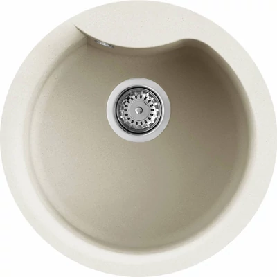 ELLECI - Mosogatótálca Ego ROUND G62 Bianco Antico