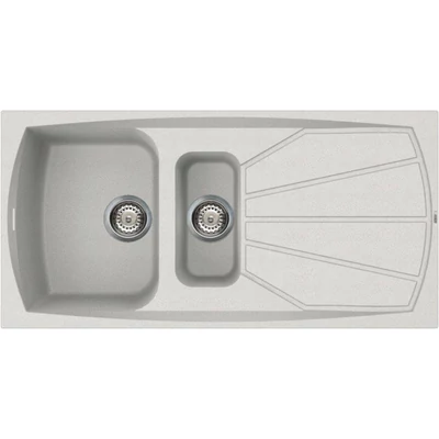 ELLECI - Mosogatótálca Living 475 G52 Bianco Pietra - Kifutó termék!