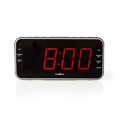 Nedis DIGITÁLIS RÁDIÓS ÉBRESZTŐÓRA CLAR004BK