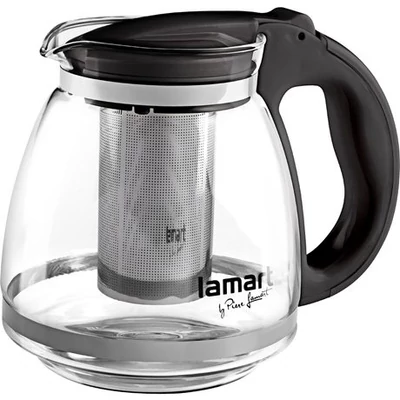 Lamart TEÁSKANNA 1,5L FEKETE VERRE LT7027