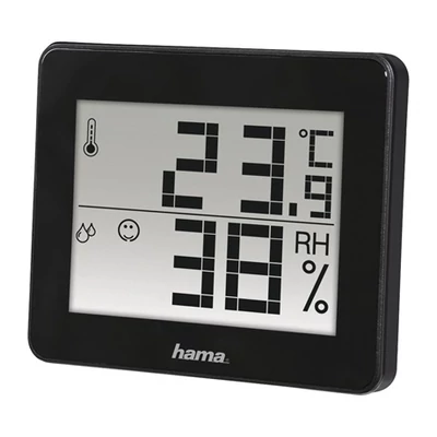 Hama HŐ ÉS PÁRATARTALOM MÉRŐ "TH-130", FEKETE 00186361