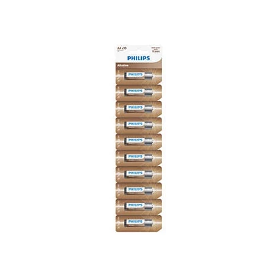 Philips ELEM ALKALI AA 10DB-OS CSOMAGOLÁS LR6AL10S/10