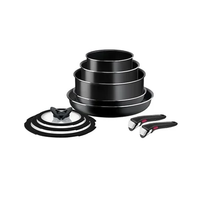 Tefal SERPENYŐ SZETT INGENIO 6 EASY COOK N CLEAN BLACK 10 RÉSZES L1539053