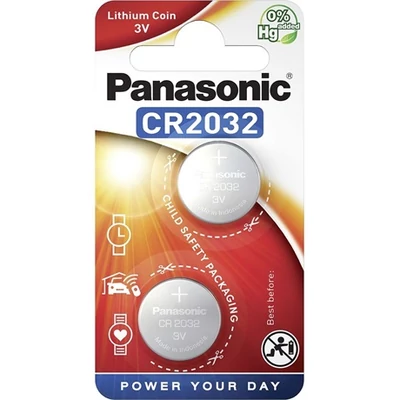Panasonic PANASONIC LÍTHIUM GOMBELEM CR2032 CR-2032EL/2B
