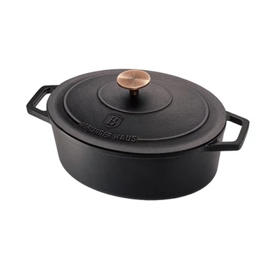 Berlinger Haus OVÁLIS ÖNTÖTTVAS PECSENYESÜTŐ, 30 CM BH/6494