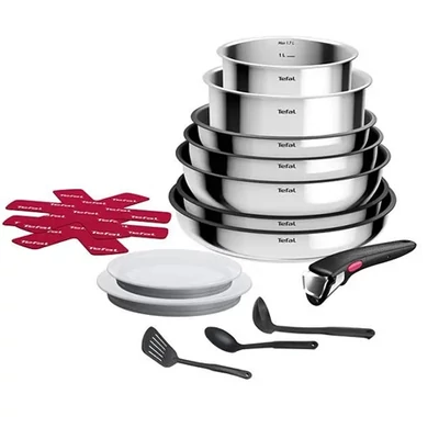 Tefal EDÉNYSZETT INGENIO COOK EAT 15 RÉSZES L881SF04