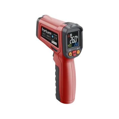Fortum INFRAVÖRÖS, DIGITÁLIS HŐMÉRŐ, -40°C~ +800°C, LCD KIJELZŐ, NEM LÁZMÉRŐ 4780401