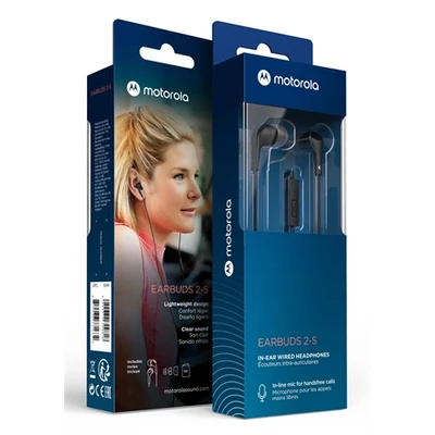 Motorola FÜLHALLGATÓ MIKROFONNAL 2-S BLK