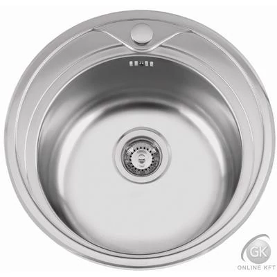 PIO REDONDO 1B KEREK Rozsdamentes Mosogatótálca RODI