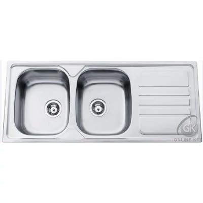 OKIO LINE 120 FLAT 2B 1D 1200X500 Rozsdamentes Mosogatótálca RODI