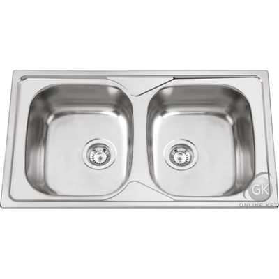 OKIO LINE 86 DUO 2B 860X500 Rozsdamentes Mosogatótálca RODI