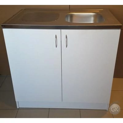 800X600 Komplett 1 medencés nyílóajtós mosogatószekrény FEHÉR