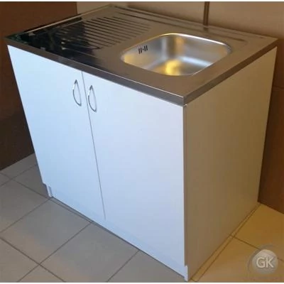 900X600 Komplett 1 medencés nyílóajtós mosogatószekrény FEHÉR ver2