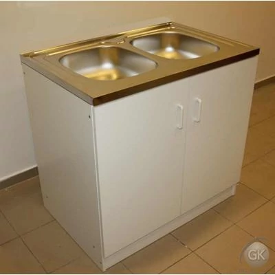 800x500 PLUSZ Komplett 2 MEDENCÉS nyílóajtós mosogatószekrény
