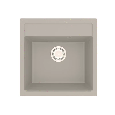HORIZON 1B 490x490 gránit mosogató LIght Beige GK SINK