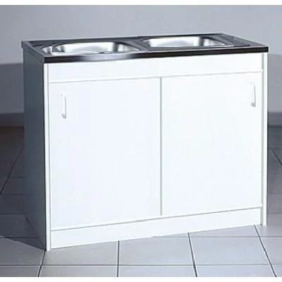 800x500 PLUSZ 2 medencés Komplett TOLÓAJTÓS mosogatószekrény