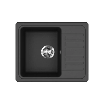 EVIDO Home 45S compact gránit mosogató, antracit  575 x 460 mm,